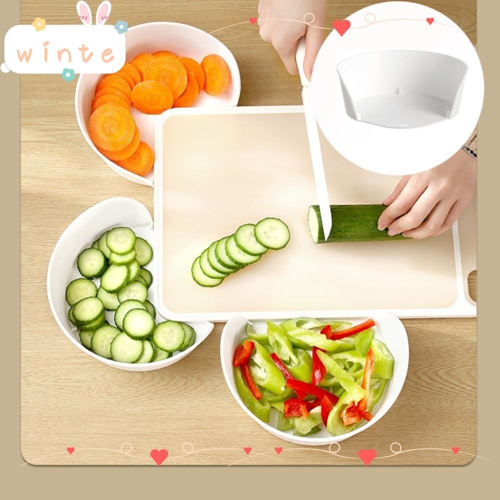 WINTE Food Preparation Tray, White Plastics Food Ingredient Tray, Easy