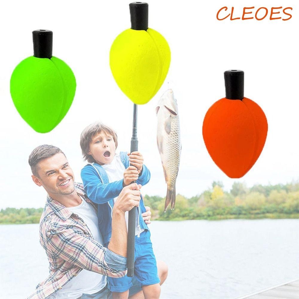 CLEOES 30pcs Foam Peg Floats, Foam Buoys Fishing Trout Floats Slip Bobber, Fly Fishing Indicator