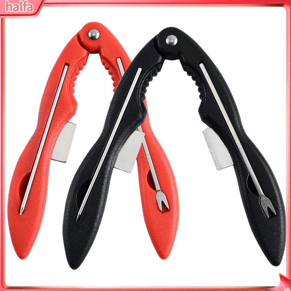 {halfa} Meat Picking Tongs Crab Meat Extractor Stainless Steel Crab Cracker Set for Easy Seafood