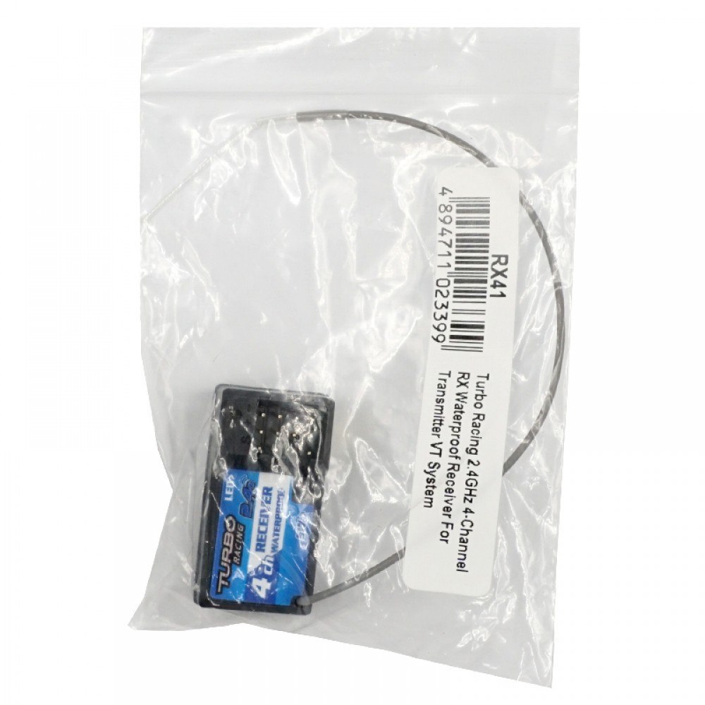 Turbo Racing RX41 2.4GHz 4-Channel RX Waterproof Receiver For VT System ...