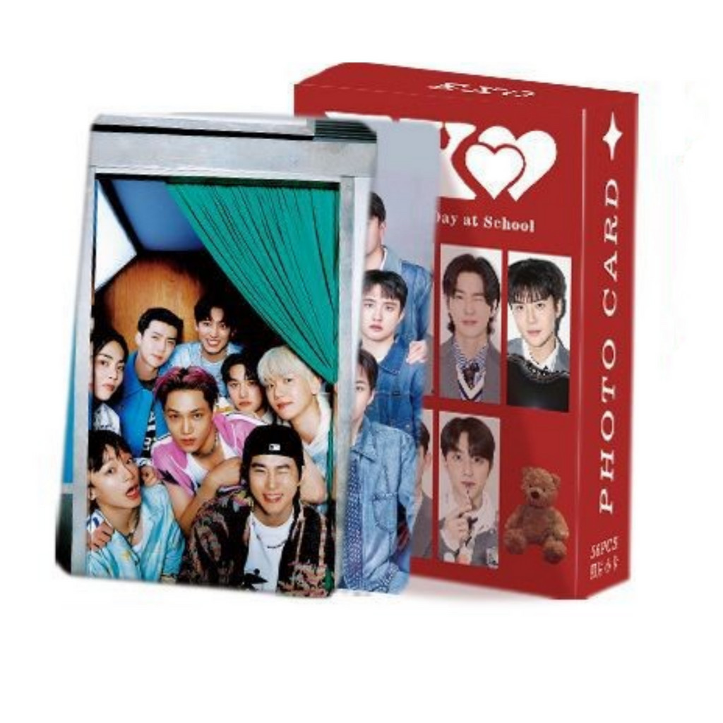 55Pcs RIIZE EXO IVE Lomo Card BP EN Seventeen (G)I-DLE AESPA NMIXX BAEK ...