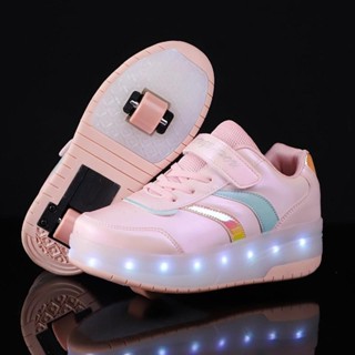 Kids Sports Shoes COD Kids LED Light Roller Shoes for Boys Girl ...