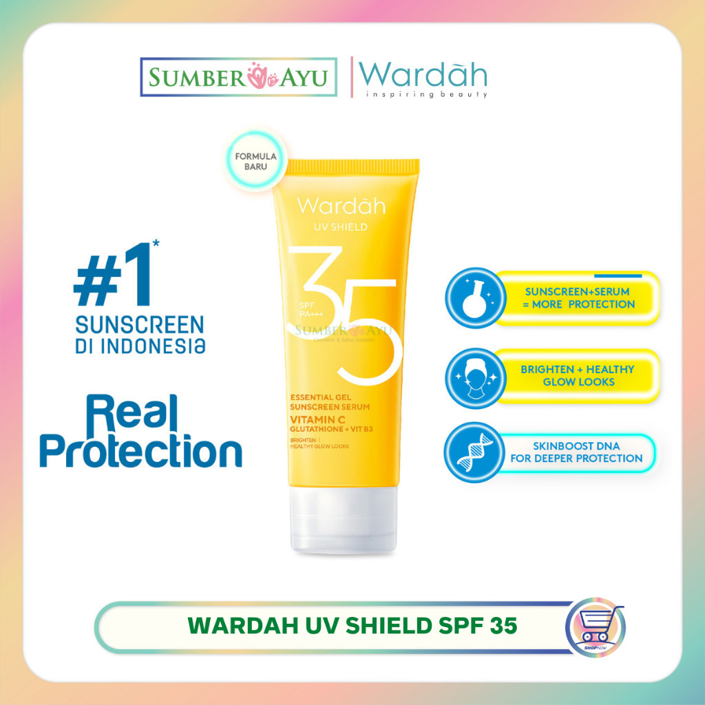 [New Packaging] WARDAH UV Shield Sunscreen Gel SPF 35/KRISSAN BEAUTY ...