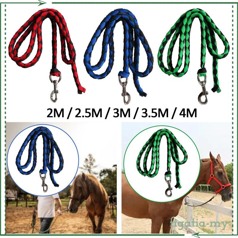 [FigatiaMY] Horse Rope with Bolt Snap Clip Horse Leads for Dog, Sheep ...