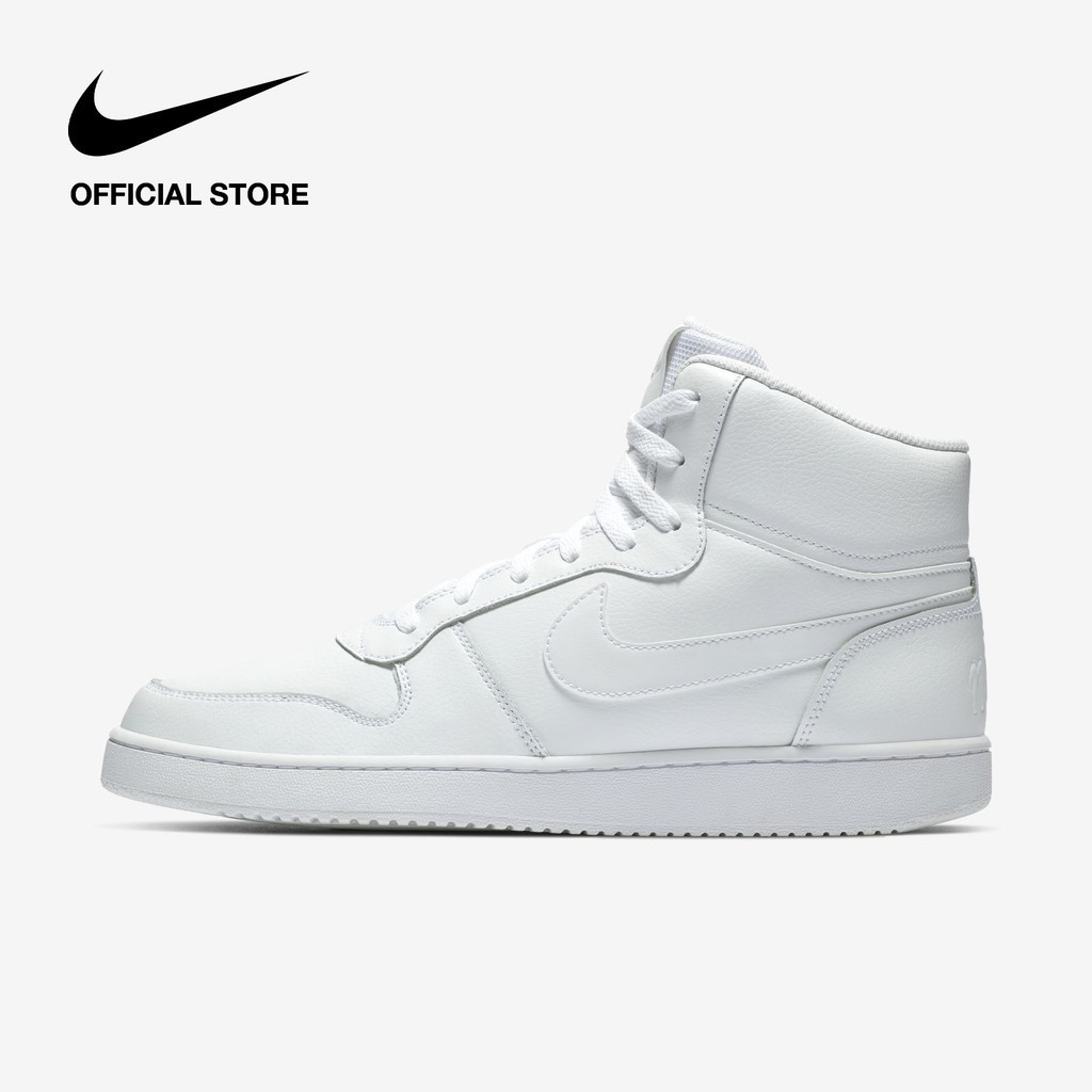 Nike Men s Ebernon Mid Shoes White Shopee Malaysia