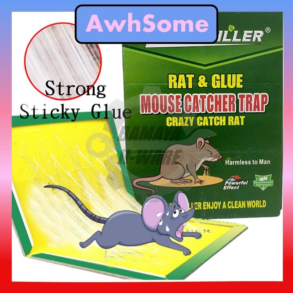 Mouse Trap Eco-Friendly Non-toxic Mouse Sticky Board Rat Catch Glue ...