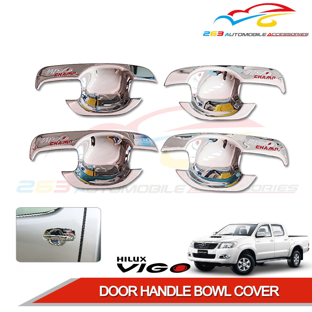 TOYOTA HILUX VIGO 2005-2015 DOOR HANDLE BOWL COVER WITH LOGO 'VIGO ...