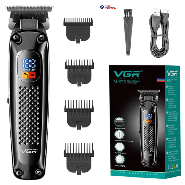 VGR V-972 Engraved Hair Trimmer Ceramic Blade Haircut Barber ...