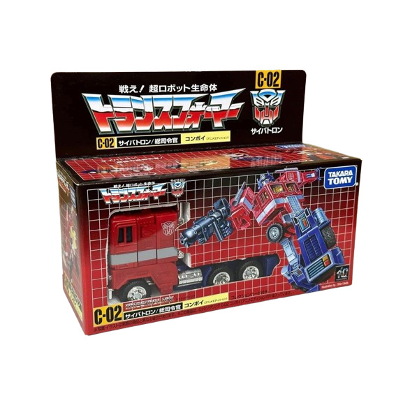 Takara Tomy Transformers Masterpiece Missing Link C02 Optimus Prime (Animation Edition Figure
