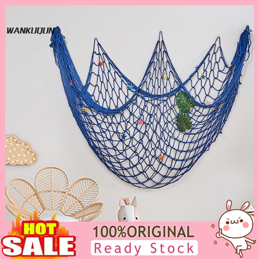 Ready stock] Decorative Fishing Net Large Fish Net Large Diy Ocean