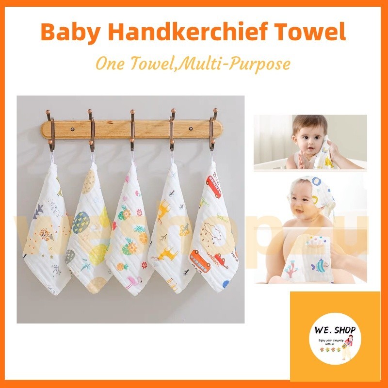 Quick-Dry Pack of 5 Pure Baby and Towels Handkerchiefs main image 0