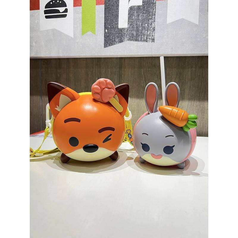 Disney Tsum Zootopia Judy Rabbit Styling Cup, Fox Nick popcorn bucket