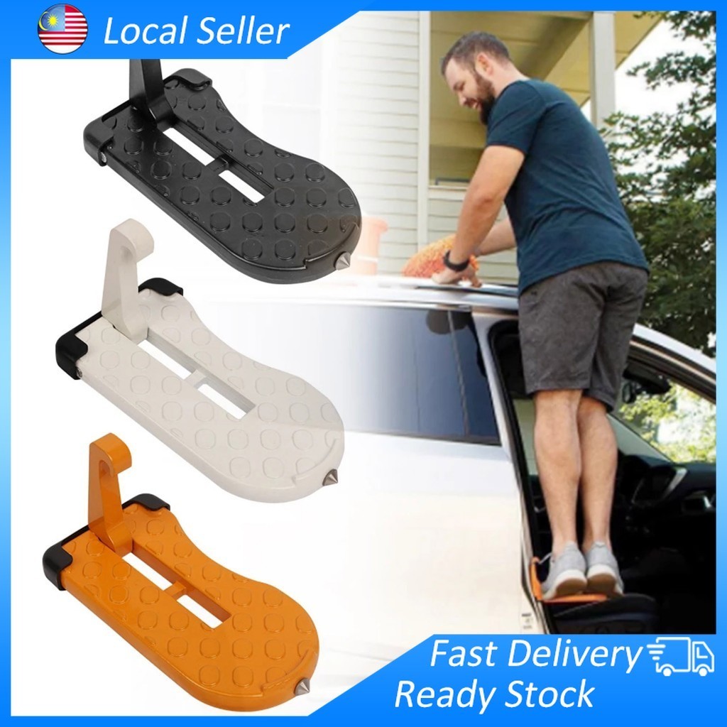 Universal Car Door Auxiliary Pedal Car Roof Rack Portable Safety Hammer ...