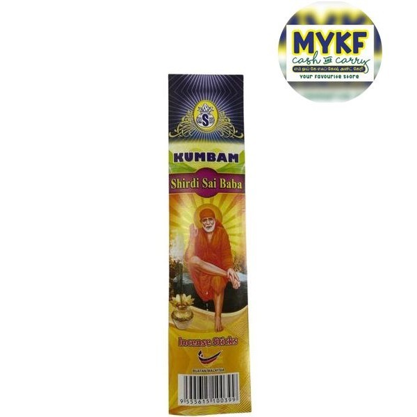 KUMBAM SHIRDI SAI BABA INCENSE STICK 1 BOX | Shopee Malaysia