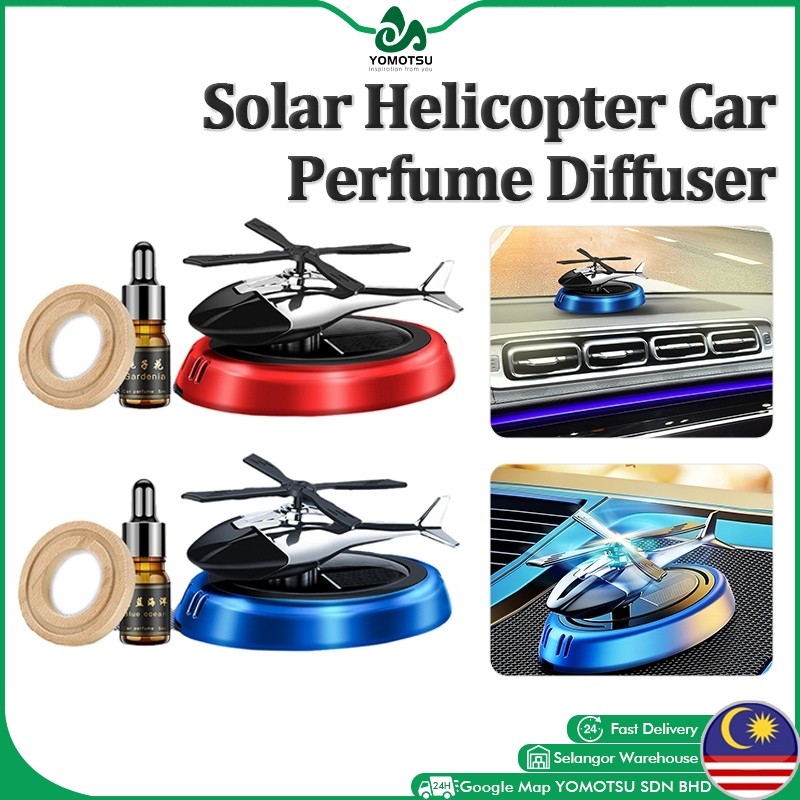 Car Solar Airplane Rotating Aromatherapy Luxury Car Interior Deodorant ...