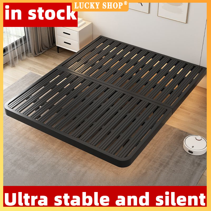 Suspended Bed without Bedside Iron Frame Steel Frame Iron Encryption ...