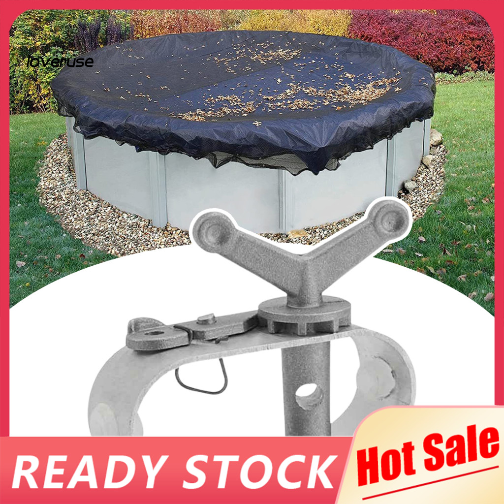 /LO/ Aluminum Winch for Pool Cover Ergonomic Butterfly Handle Winch