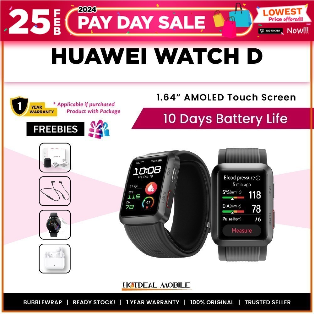 HUAWEI Watch D Blood Pressure Measurement ECG Analysis Original