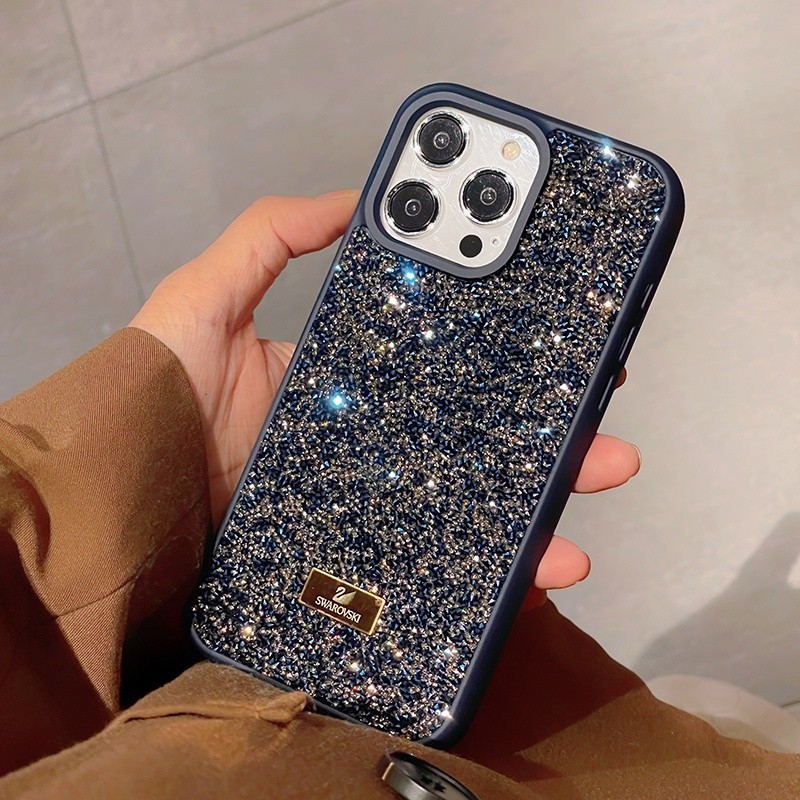 Swarovski phone case iPhone 11 12 14 15 13 Pro Max plus Luxury
