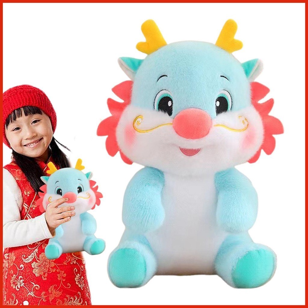 2024 Year Of The Dragon Doll Huggable Dragon Mascot Doll Chinese New ...