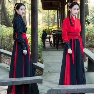 Ancient Costume Martial Arts Style Hanfu Female Classical Chinese Style ...