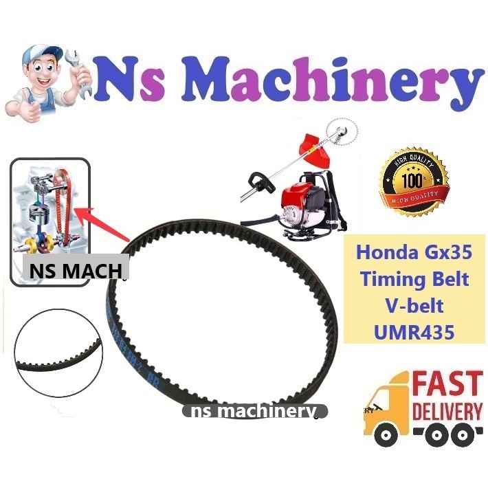 Honda Gx35 Timing Belt Vbelt UMR435 Ogawa Lps380 Hozugawa KT350 Dinyi