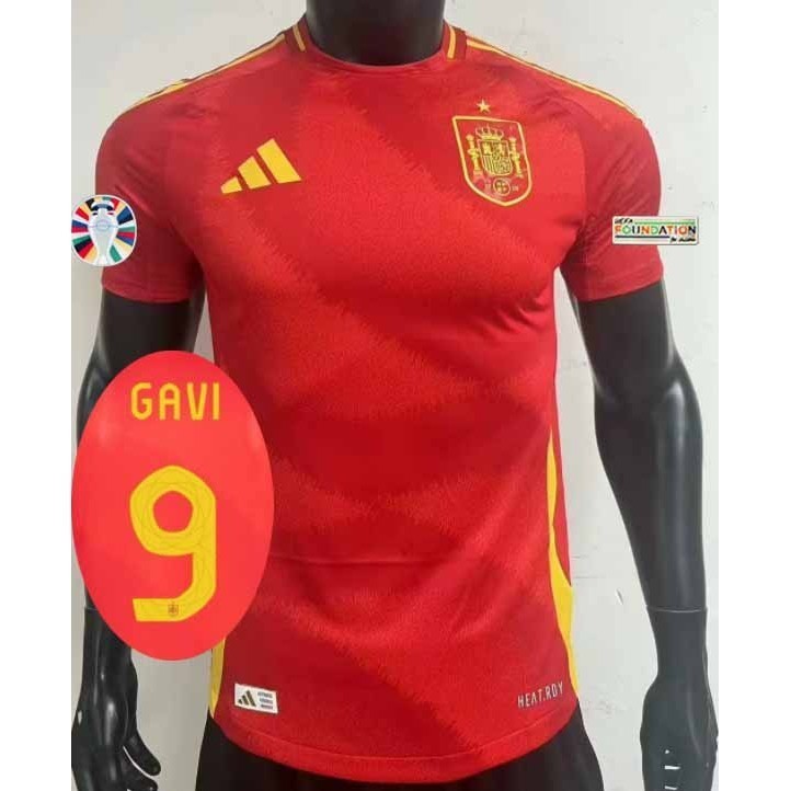 NEW 24/25 spain home player Issue GAVI soccer jerseys football shirt ...