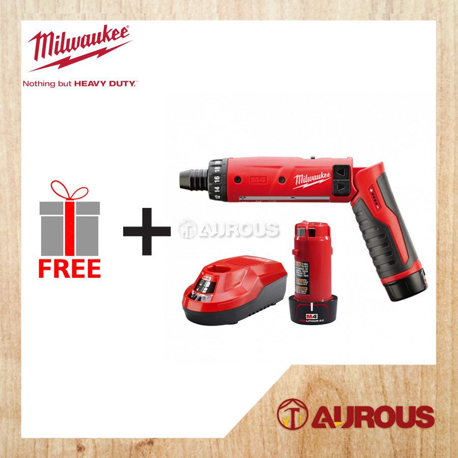 MILWAUKEE M4 1 4 HEX 2 SPEED SCREWDRIVER M4 D 202B