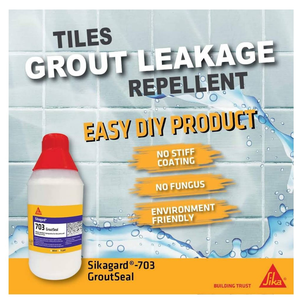 SIKAGARD 703 Grout Seal Waterproofing 1L Kalis Air Sika 703 Sikagard