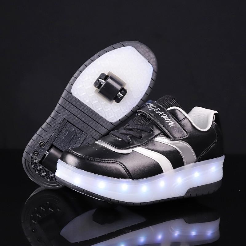 Kids Sports Shoes COD Kids LED Light Roller Shoes for Boys Girl ...