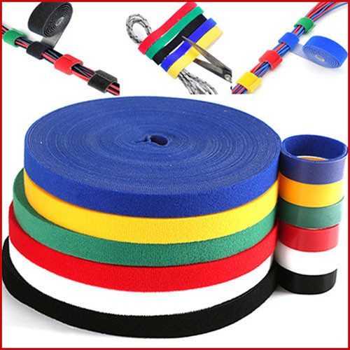 HOME 5M Velcro Cable Storage Self Adhesive Fastener Tape Cable Ties ...