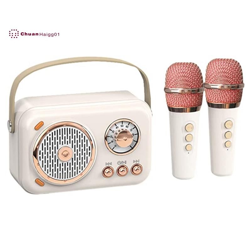 Portable Bluetooth Speaker Mini Karaoke Machine with Microphone Set ...