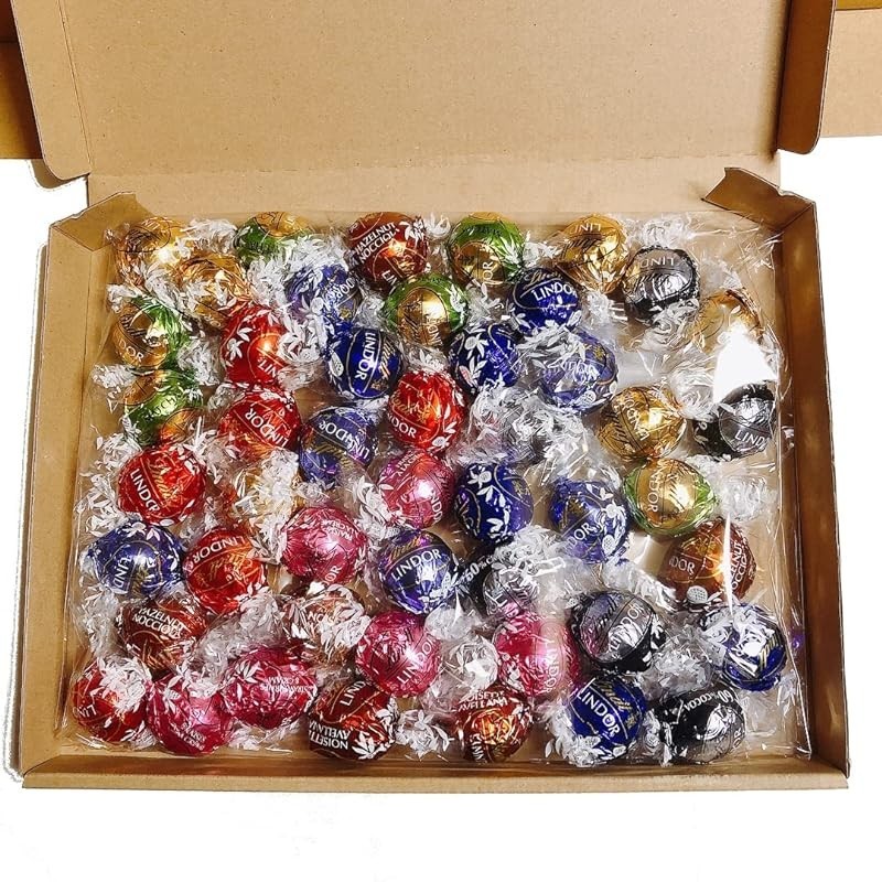 [HOT] Lindt Lindor 48 chocolates in 8 kinds Gold & Silver & Strawberry ...
