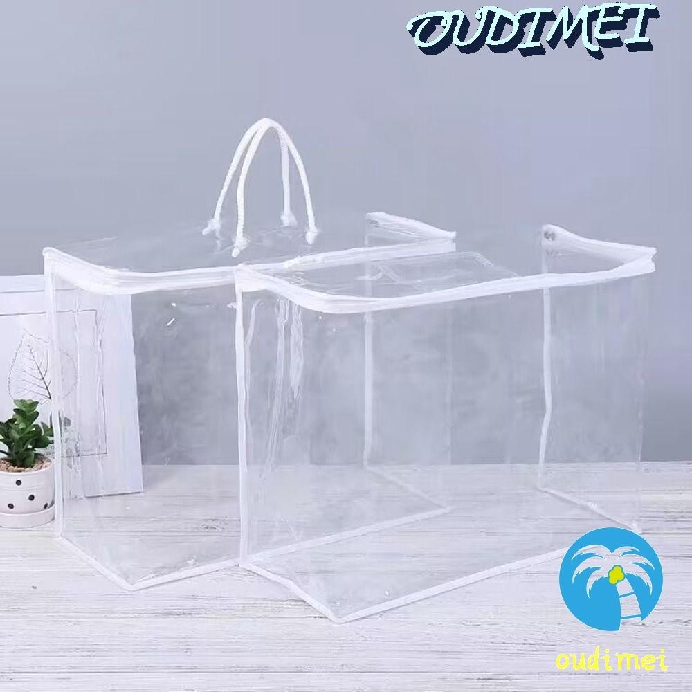 OUDIMEI Blanket Pillow Storage Container, Waterproof Foldable Quilt