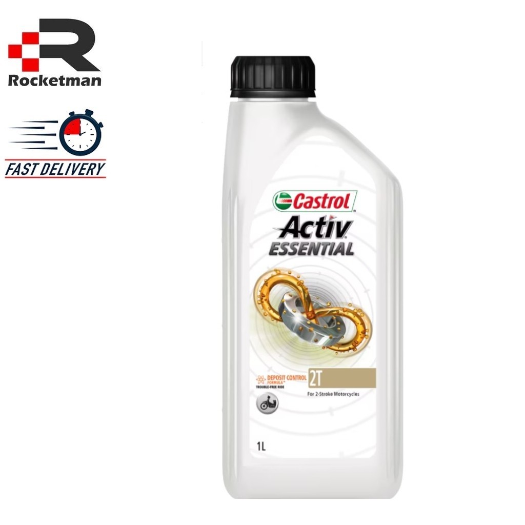 CASTROL ACTIV ESSENTIAL (2T) MOTOR ENGINE OIL (1LITRE) | Shopee Malaysia
