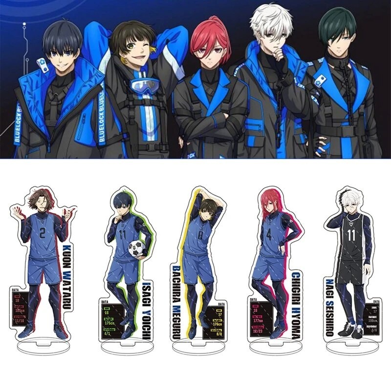 Standee Blue Lock Isagi Nagi Meguru Chigiri Reo Sae Itoshi Rin Baro 49 ...