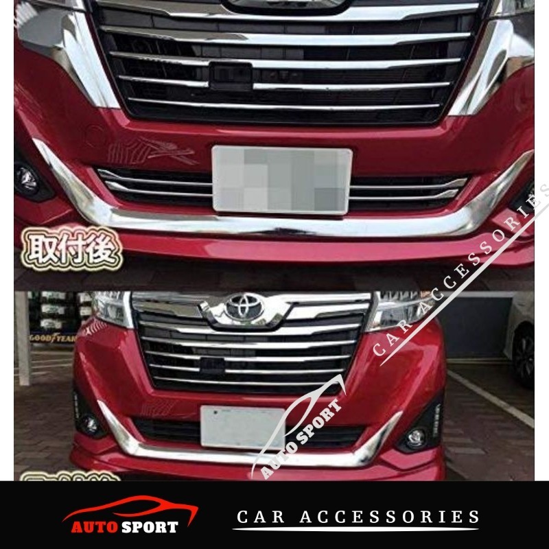 Toyota Tank Roomy Decorative Down Grill Trim Strip Front Grill Cover