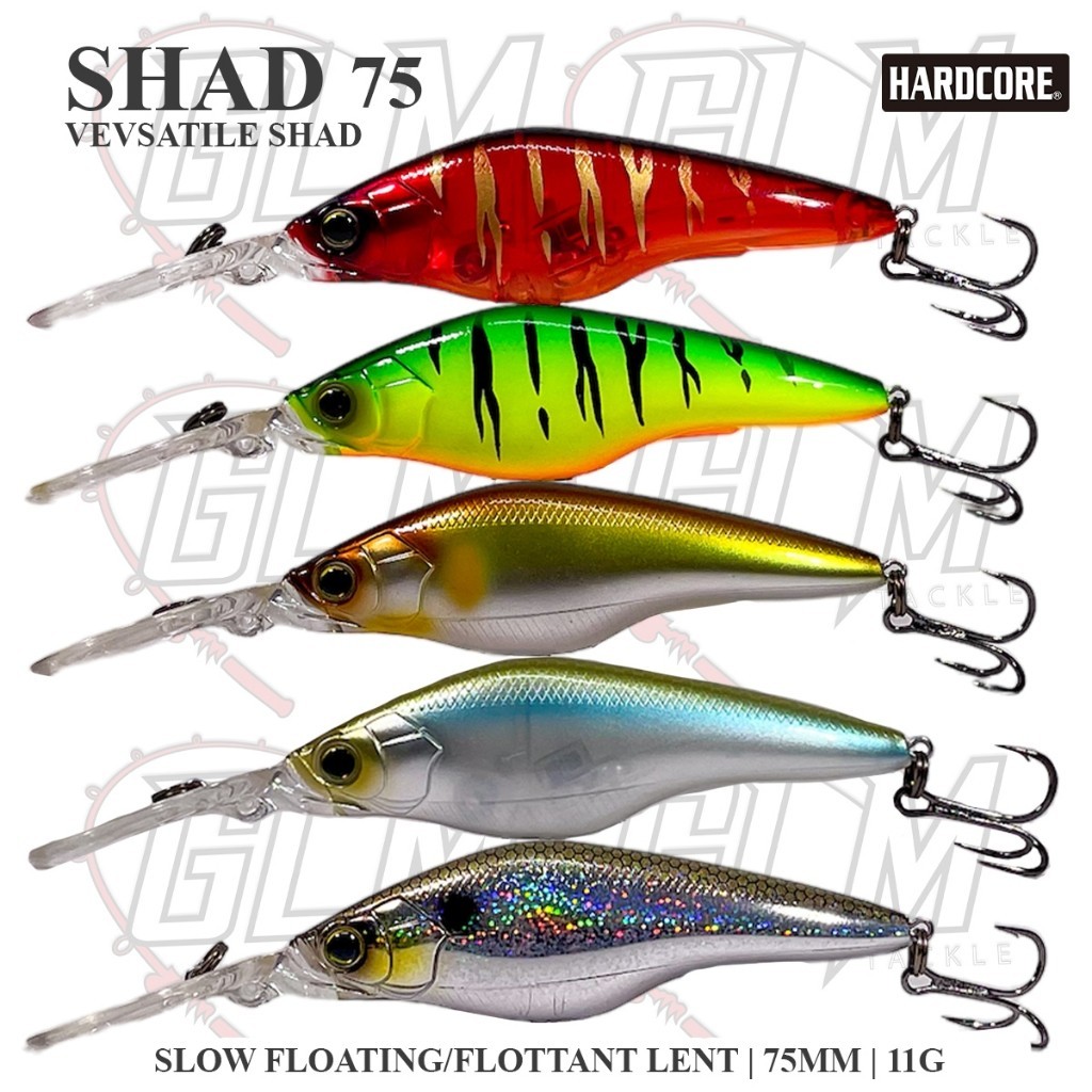 Leurre Yo Zuri Duel Hardcore Shad SR 60SF - 60mm - 6g - Slow Floating - Rattle - Neuf