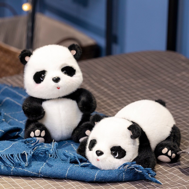 Small Cute Panda Doll Doll Children Plush Toy Panda Toy Home Decoration Holiday Gift Shopee Malaysia