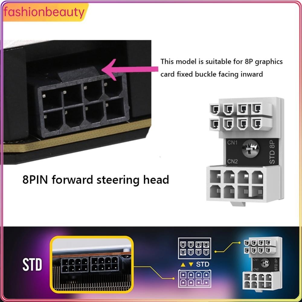 ATX 8 Pin Female To 8 Pin Male Cables Management Ports Computer Parts ...