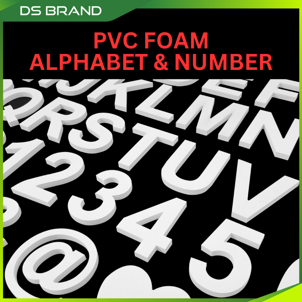 3D ALPHABET & NUMBER PVC FOAM FONT DIY - M2 | Shopee Malaysia