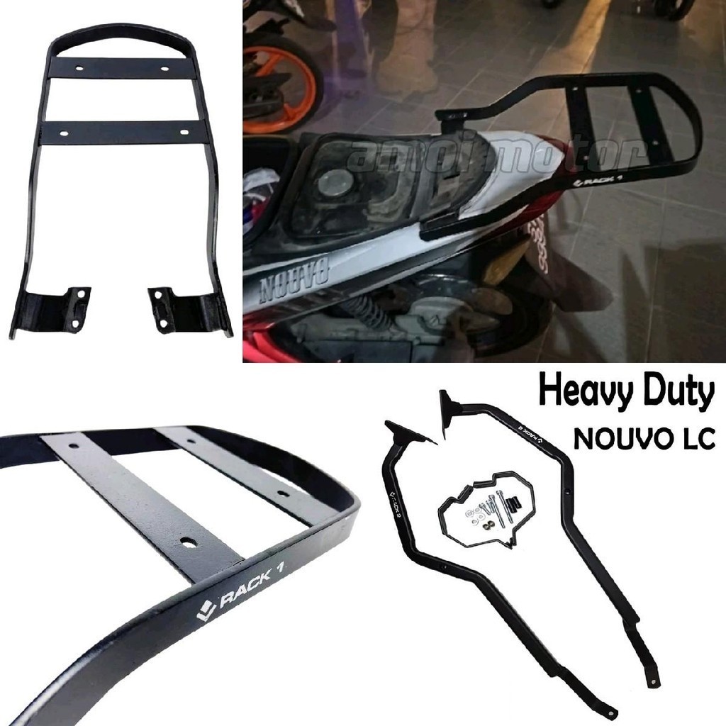 NOUVO LC NOUVO'S MONORACK TOP BOX RACK CARRIER RACK 2 NOUVO LC | Shopee ...