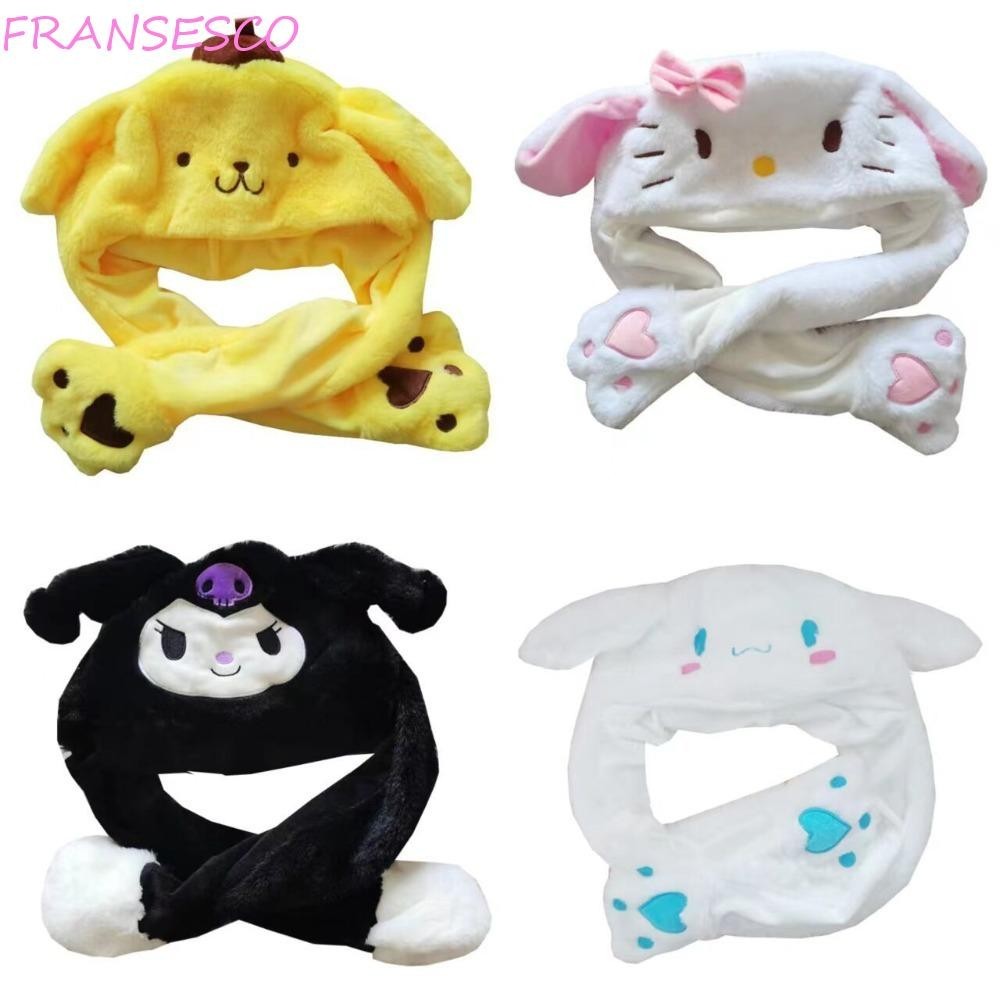 FRANCESCO Jumping Up Cap, Kuromi Moving Ears Cute Bunny Ears Hat, Anime ...