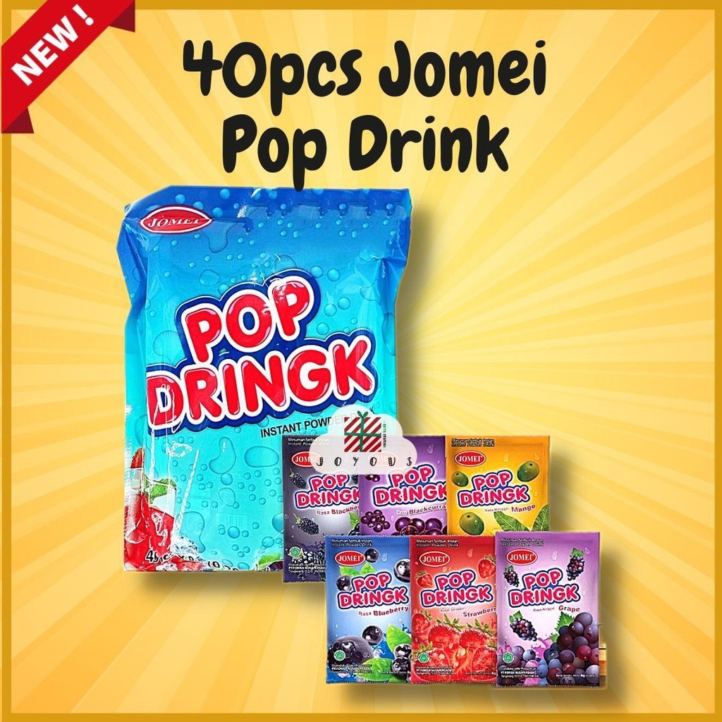 40pcs Pop Drink Mix Flavour (Random Flavour) | Shopee Malaysia