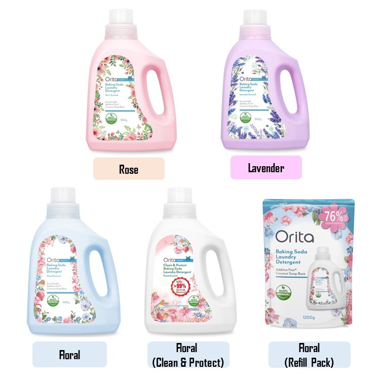 Orita Baking Soda Laundry Detergent 1.5kg/1.2kg | Shopee Malaysia