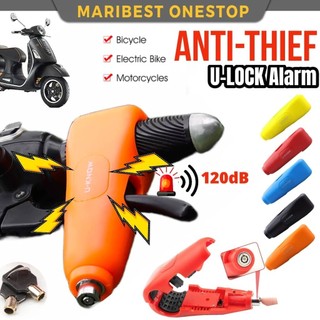 Anti Thief U-Lock Motorcycle Handle Bar Brake Lever Lock Kunci Handle ...