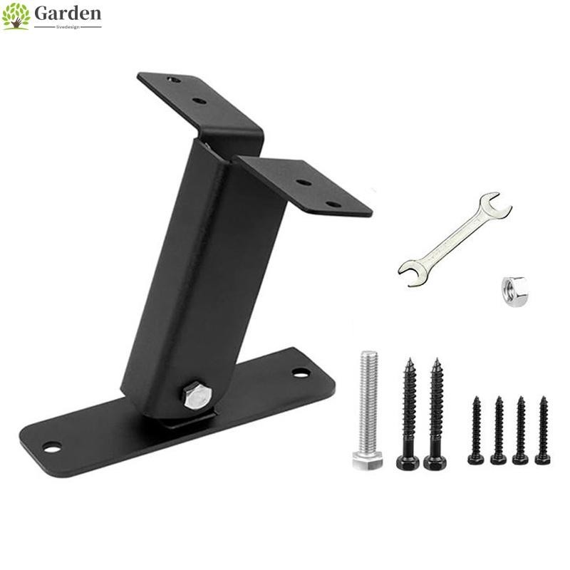Easy Installation Roof Riser Brackets Kit Black Pergola Support ...