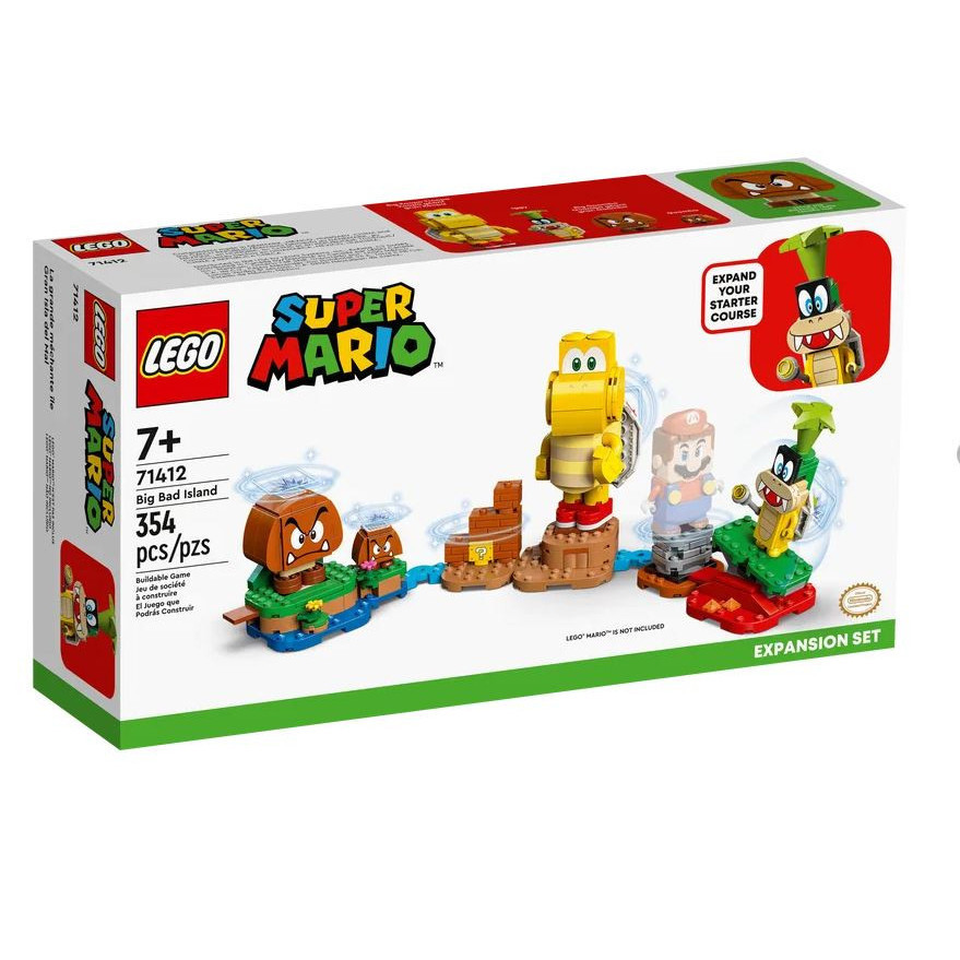 LEGO Super Mario Big Bad Island Expansion Set (354 Pcs) 71412 | Shopee ...