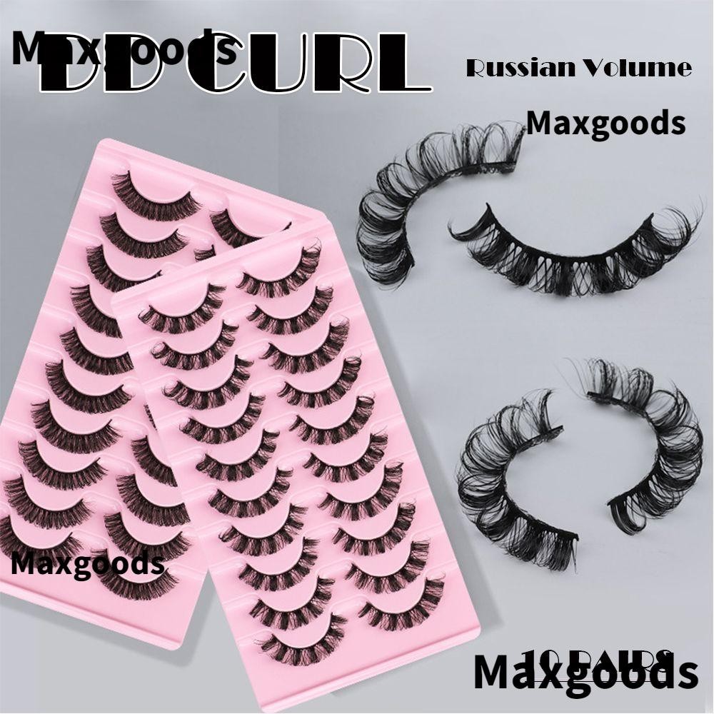 Max False Eyelashes Russian Lashes Mink Hair Russian Volume 10 23mm Shopee Malaysia 0061