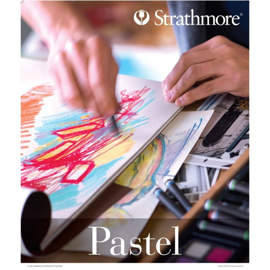 Strathmore 400 Series Pastel Paper Pad for Graphite, Charcoal, color